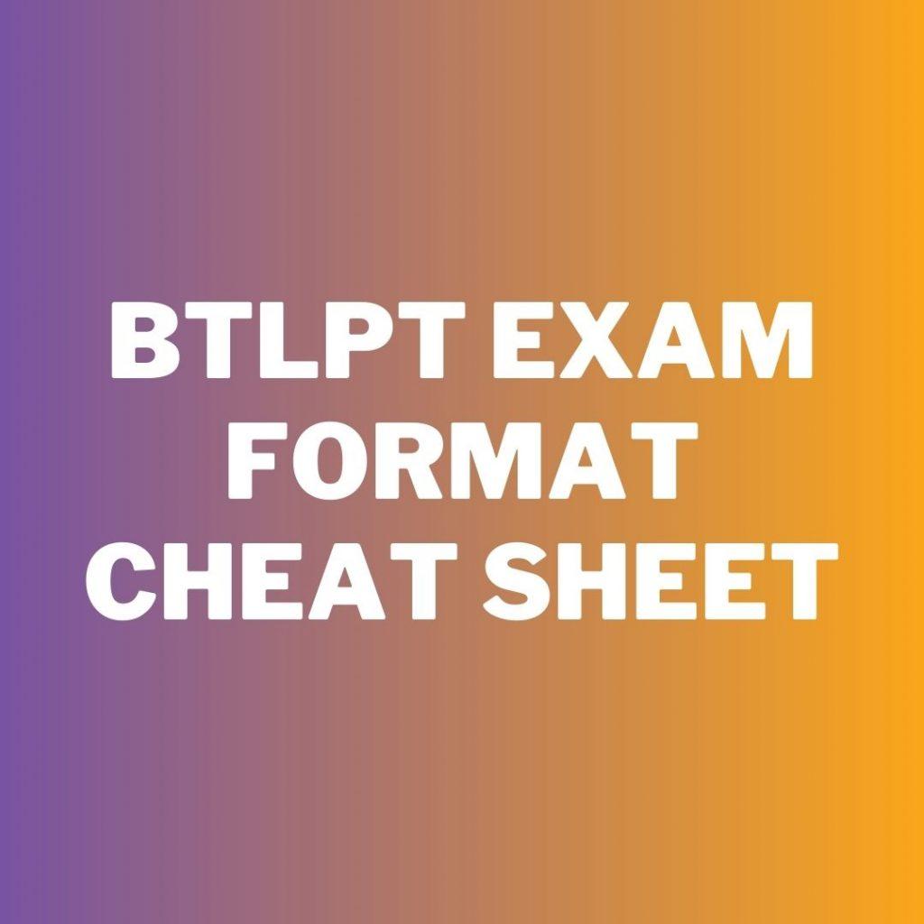 Looking for BTLPT lesson plan examples? Study these and pass!